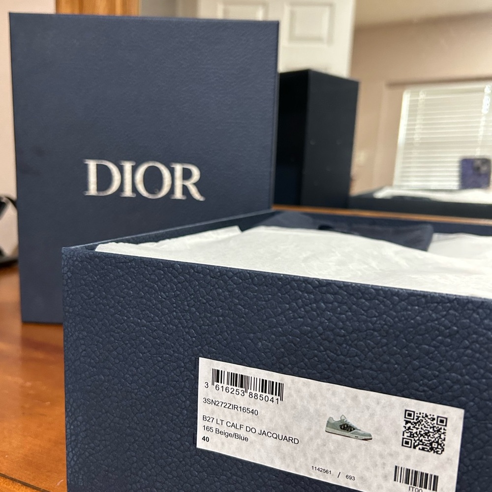 Dior Men's Sneakers - Light Blue